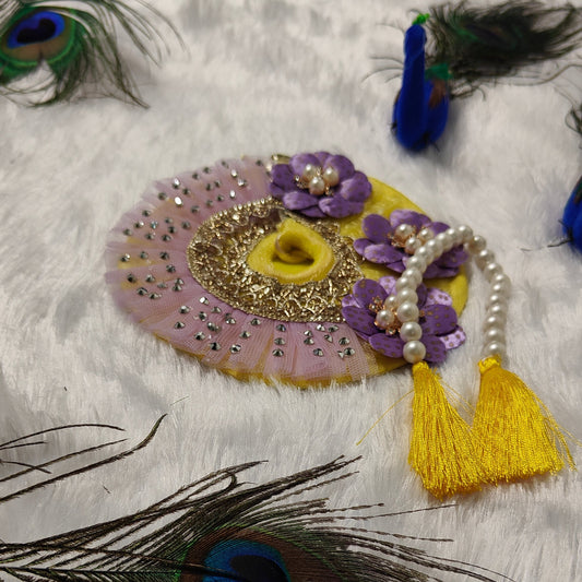 Sunshine & Lavender Floral Poshak – A Delicate Blessing