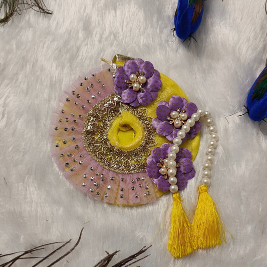 Sunshine & Lavender Floral Poshak – A Delicate Blessing